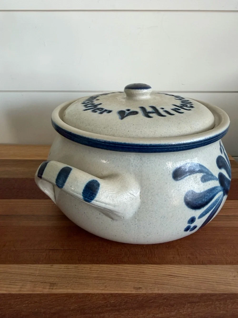 VTG Breton Shepards Pie Pot German Lidded Bretonischer Hirtentopf